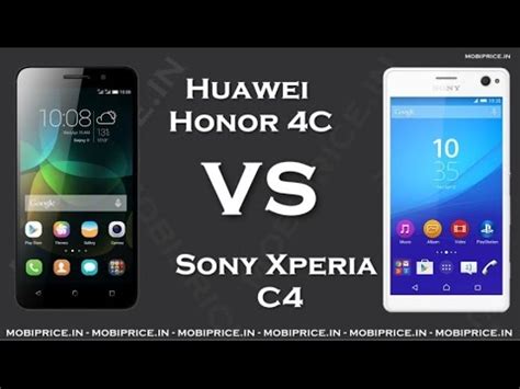 Sony Xperia C4 vs Huawei Honor Holly Karşılaştırma
